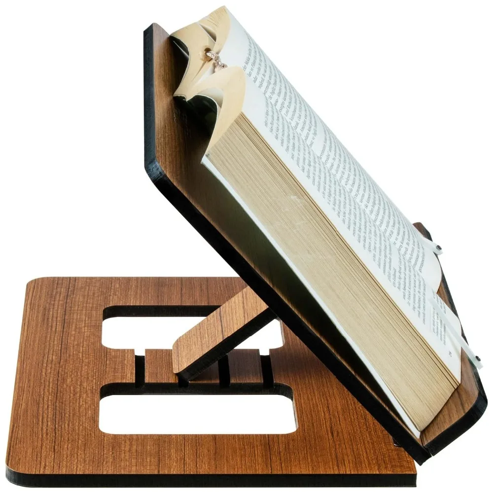 Portable Reading Book Stand Document Holder Desk Adjustable Durable Angle Foldable Book Stand Display Stand School Supply-3