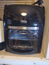 MIUI-freidora de aire eléctrica 5 en 1 para pollo, horno de MI-CYCLONE de 10L/12.7QT, deshidratador Rotisserie LED de gran capacidad，Freidora de aire