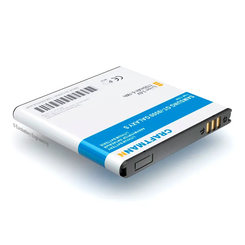 Replacement Battery 1700mAh Samsung GT-i9000 GALAXY S, GT-i9001 GALAXY S PLUS (EB575152VU, EB575152LU)
Replacement Battery 1700mAh Samsung GT-i9000 GALAXY S, GT-i9001 GALAXY S PLUS (EB575152VU, EB575152LU)