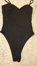Shestyle mono mujeres Sexy sin espalda ropa de verano ropa de cuello en V Thong Nude Top Bodycon Club cuerpo negro dama elegante sin costura