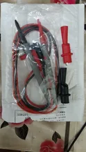Sonda Universal de cable de silicona para multímetro Digital, 1 par de pines de prueba para multímetro Digital, punta de aguja 20A, multímetro con clip de 2mm
