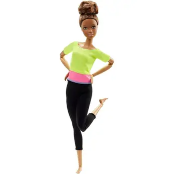 

Barbie doll limitless movement yellow top