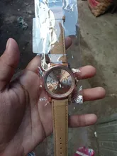 Reloj con esfera de acero inoxidable para mujer, reloj femenino con calendario, reloj de pulsera con Correa de cuero, 2021