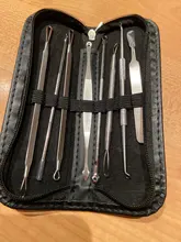 8 unids/set Pro herramienta removedor de la espinilla de granos, acné eliminación Clip aguja cuidado Comedone mancha negro cabeza Extractor