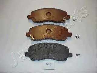 Pa-501af_колодки Дисковые Передние! Mitsubishi Lancer 1.3-2.0 03/Outlander 2.0-3.0 06 Japanparts Pa501af Japanparts арт. PA501AF