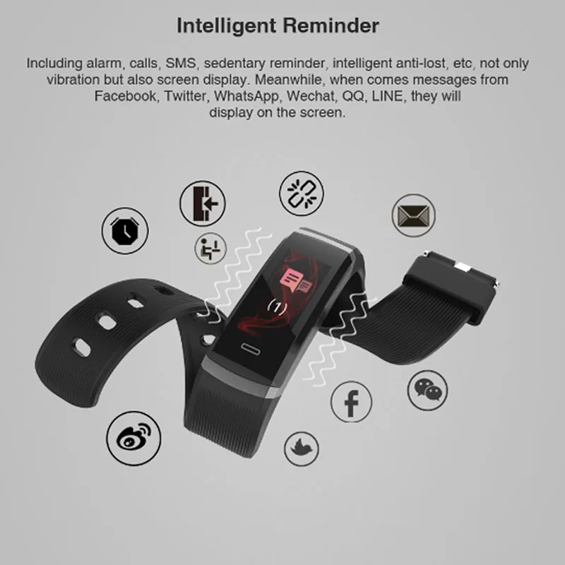 Wearpai GT101 умные спортивные часы мужские монитор сердечного ритма монитор сна напоминание о звонках водонепроницаемый FitnessTracker для huawei xiaomi