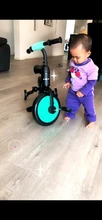 Niños bicicleta de equilibrio ultraligero niños montar en bicicleta para 1- 5 años bebé Scooter de caminante de la bicicleta de la rueda auxiliar No Pedal aprender a montar