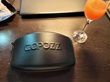 COPOZZ-Gafas de esquí con funda y lente amarilla, lentes de esquí esféricas antivaho, para esquiar, para hombre y mujer, gafas de nieve + lente + caja