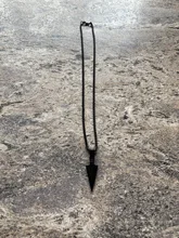 Fashion Jewelry Necklaces Arrow-Head-Pendant Collier Long-Chain Black Gold Silver-Color