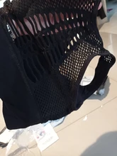 Medio de las mujeres de malla de apoyo Cruz de seguridad, extraíble tazas Deporte Tops sujetador la libertad sin Yoga Running deportes Bras