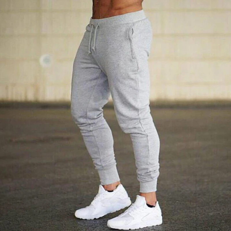 Men Jogging Pants Sport Sweatpants Running Pants Joggers Cotton Trackpants Slim Fit Bodybuilding Trouser running pants sport pants