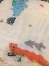 Manta de muselina de algodón para bebé recién Nacido, recién Nacido