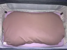 Cuna de tela de algodón para recién nacido, con cojín, portátil, para niños pequeños, nido de bebé, 75x45cm