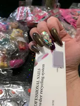 Polvo de cristal roto pigmento mágico con purpurina para uñas, caja de almacenamiento de polvo, Micro taladro de cristal brillante, decoraciones para uñas artísticas