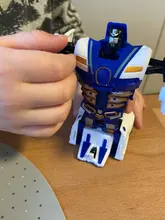 Coche de juguete transformable 2 en 1 para niños, Robot transformable de transformación, juguete para regalo