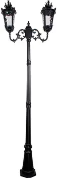 

Garden Park lamp Feron pl4008 pole Round 2*60W 230V E27, black 11388