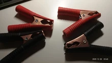 Hot Car Alligator Clips Battery Clamps Crocodile Clip 100A Red+Black