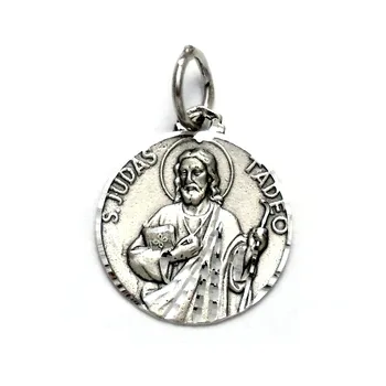 

Medal pendant 925 sterling silver m San Judas Tadeo 20mm. [AA0967]