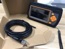 Cámara endoscópica de doble lente para inspección de alcantarillado de coche, lente de 1080P y 5,5mm con pantalla IPS LCD de 4,3 pulgadas, cámara de inspección HD de 2.0MP con 6 LED, 32GB, TF