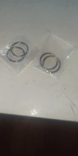 Cxwind pequeños pendientes redondos 316L pendientes de acero inoxidable para Mujeres Hombres Clip Simple círculo pendientes declaración joyería
