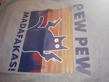 Tops T-Shirt Short-Sleeves Gift Funny Cat Madafakas Pew Pew Vintage Summer 100%Cotton