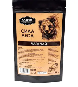 

Chaga tea "power of the Forest"