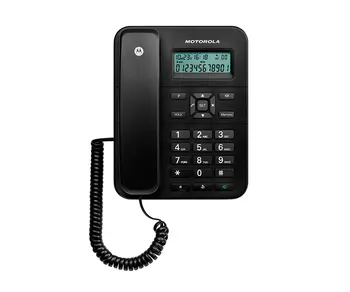 

MOTOROLA CT202 BLACK LANDLINE phone WITH WIDE SCREEN
