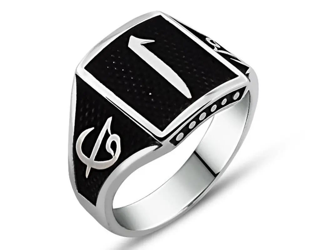 925 пробы Серебряное кольцо Aleph The Vavle Aleph