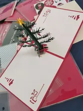 Christmas-Card Envelopes New-Year-Card Xmas Winter Holiday with Festival Santa-Ride