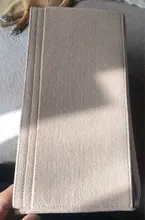 H-Bolso de maquillaje para mujer, organizador de 25, 30 y 35 bolsas de inserción, organizador portátil, modelador de base de cosméticos, bolso de mano