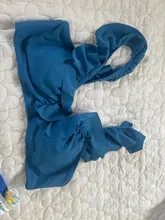 Bikini-Sets Biquinis Bathing-Suit CUPSHE Swimwear Women Orange Floral-Bottom Two-Pieces