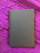 Bloc de notas para dibujo y pintura de grafiti, diario de bocetos, cubierta suave de papel negro, Bloc de notas, cuaderno, suministros escolares de oficina, 1 ud.