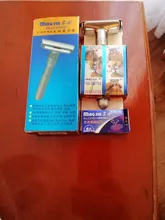 Maquinilla de afeitar de seguridad clásica para hombre, doble filo, ajustable, con hojas recubiertas de titanio, 5 uds.