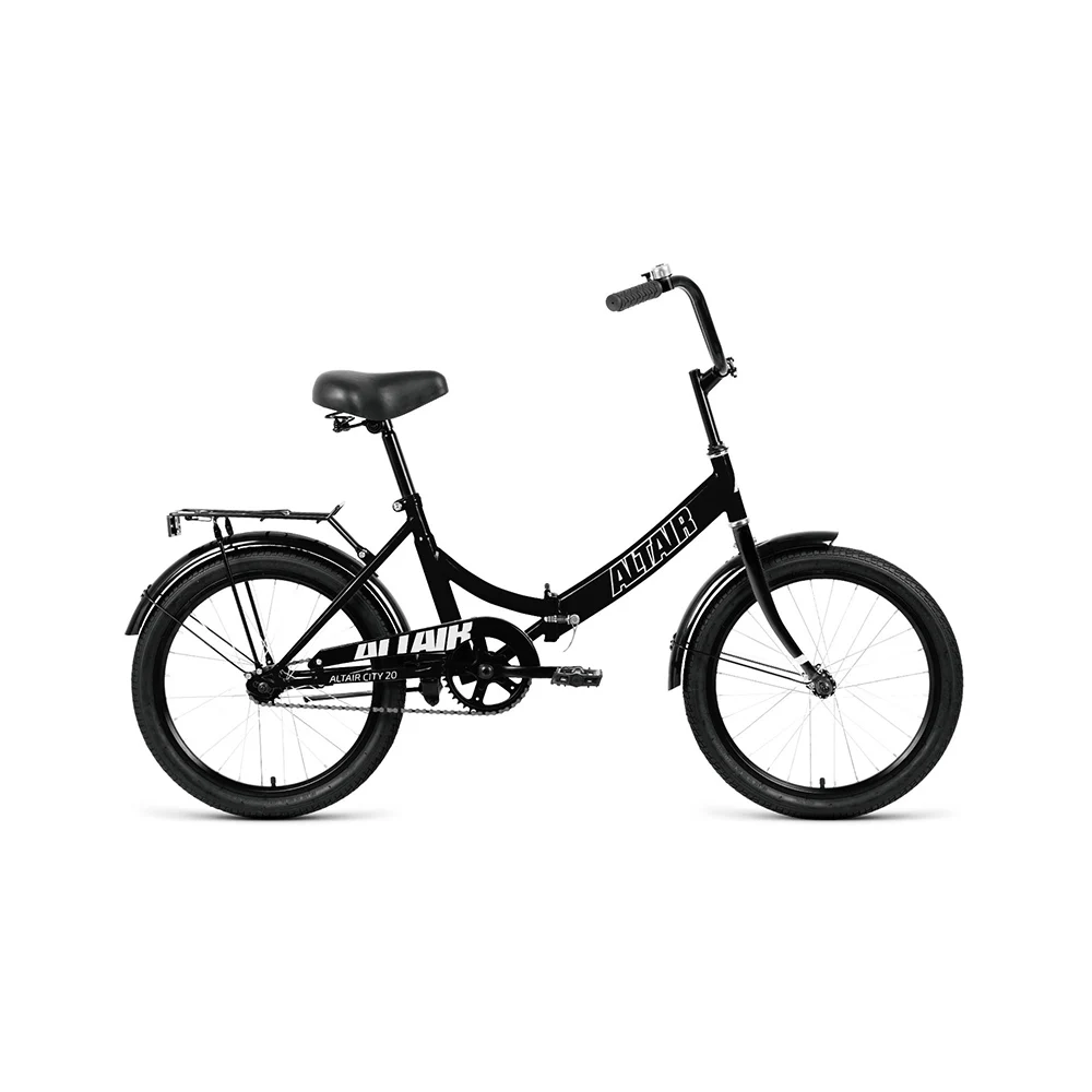 Велосипед ALTAIR CITY 20(20" 1 ск. рост 14" скл - Цвет: Черный