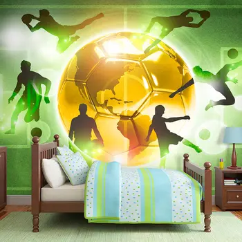 

Wall mural-Football training - 350x245 cm