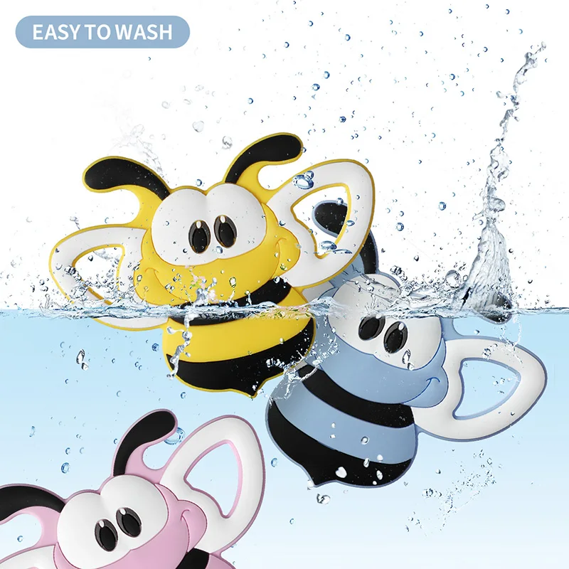 1Pc New Baby Silicone Teether BPA-Free Cartoon Bird Bee Baby Necklace Pendant Silicone Teether Baby Teeth Care Chewing Toy 3