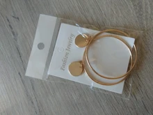 Pendientes de Clip redondos grandes para mujer, joyería Simple de color dorado, chapado en plata geométrico, clip para oreja hueca grande