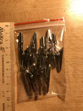 Cable Probe-Clamps Lead-Screw Electric-Test-Clips Alligator Crocodile Stainless-Steel