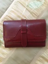 Cartera de piel auténtica de alta calidad para mujer, billetera pequeña RFID antirrobo, tarjetero, monedero, a la moda