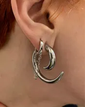 Pendientes de oro con cadena larga de plata para mujer, aretes de Plata de Ley 925, joyería de plata de moda coreano nuevo 2020 oorbellen
