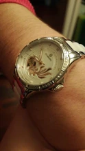 Clock Wrist-Watch Timepieces STARKING Automatic Ceramic Female Womens Steel Waterproof
