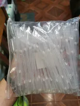 Pipeta de plástico desechable para laboratorio, herramientas de maquillaje de polietileno, gotero pastoral, 100 Uds., 0,2/1/3ML