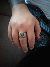 Personalizado grabado por encargo nombre anillo con foto de acero inoxidable anillos de sello para hombre foto familiar hombre de compromiso anillos de boda