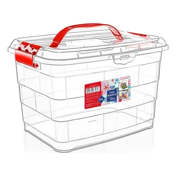 

Storage Box with Lid Confortime 14 L