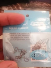 Fishing-Connector Lock Lures Fishhooks Swivel Safety-Pin Fast-Clip Stainless-Steel DONQL