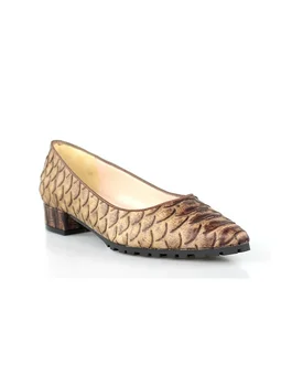 

Shoes toe snake leather. Gr