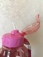 450ml de dibujos animados de Disney Mickey mouse, niños de plástico de taza paja los estudiantes agua potable chico botella a prueba de fugas nuevo