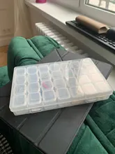 Caja de joyería de plástico de varios compartimentos y de 9 tamaños, para guardar joyas, ordenar abalorios y cuentas, caja ajustable