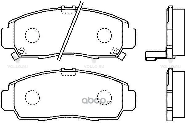 45022SNBE01 Honda КОЛОДКИ ТОРМ. ПЕРЕДНИЕ CIVIC 4D