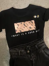 T-Shirt Female Tops Tees Short-Sleeve Cool Harajuku Leopard-Print Hirsionsan O-Neck Spring Summer